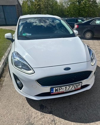 Ford Fiesta cena 32900 przebieg: 102080, rok produkcji 2017 z Płock małe 106